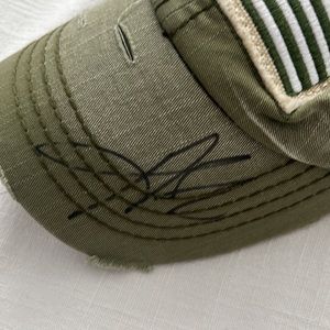 AUTOGRAPHED GRANGER SMITH AMERICAN FLAG BASEBALL CAP! + 2 MORE! BUNDLE